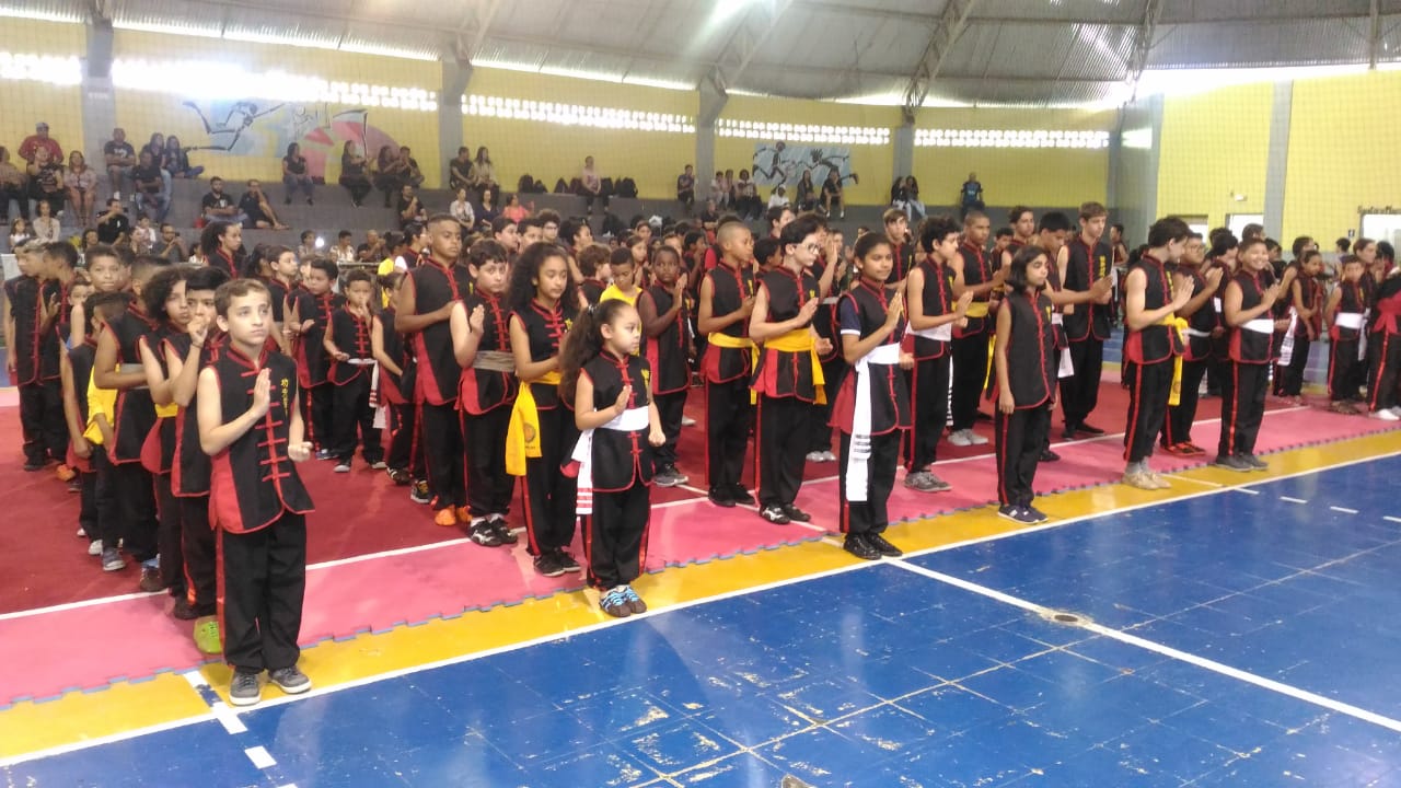 Festival de kung fu movimenta lutadores no Ginásio do Jardim Belval