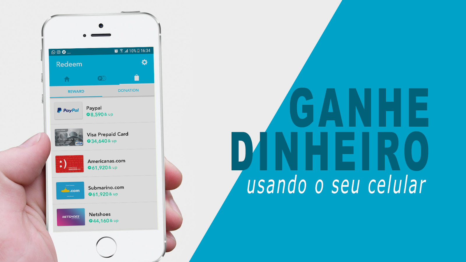 10 Aplicativos para ganhar dinheiro pelo celular