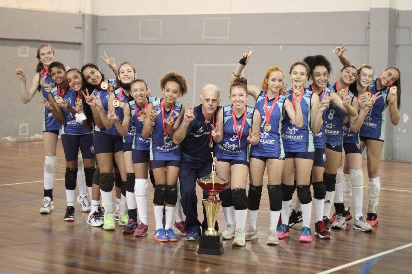 Barueri Esporte Forte Sub-14 é campeão paulista invicto de voleibol feminino
