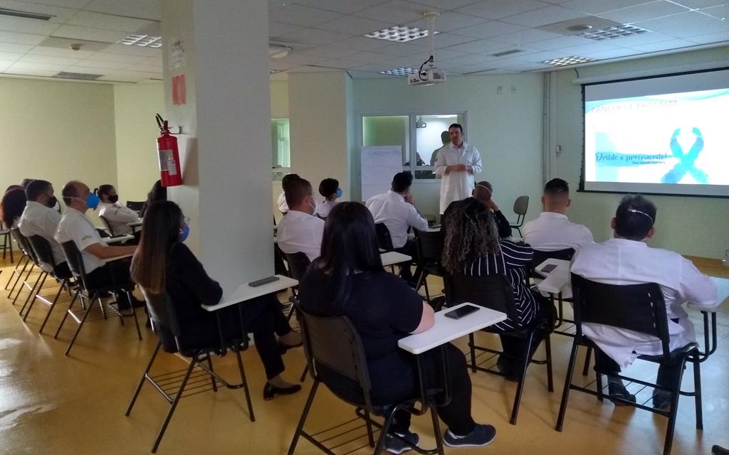 HMB realiza palestras sobre a saúde do homem