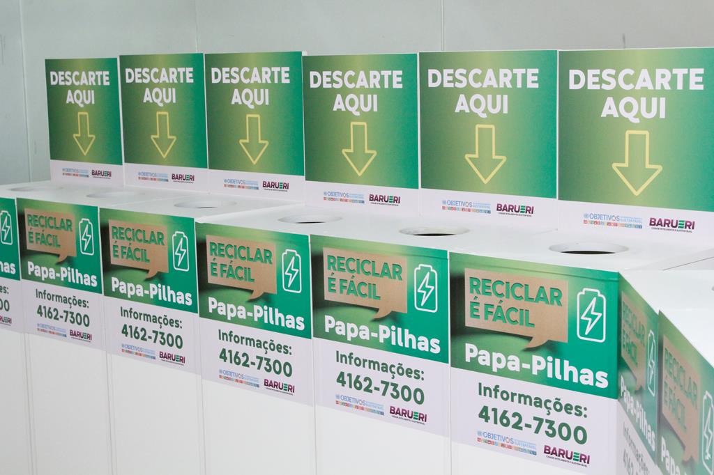 Projeto Papa-pilhas é mais uma alternativa de reciclagem em Barueri