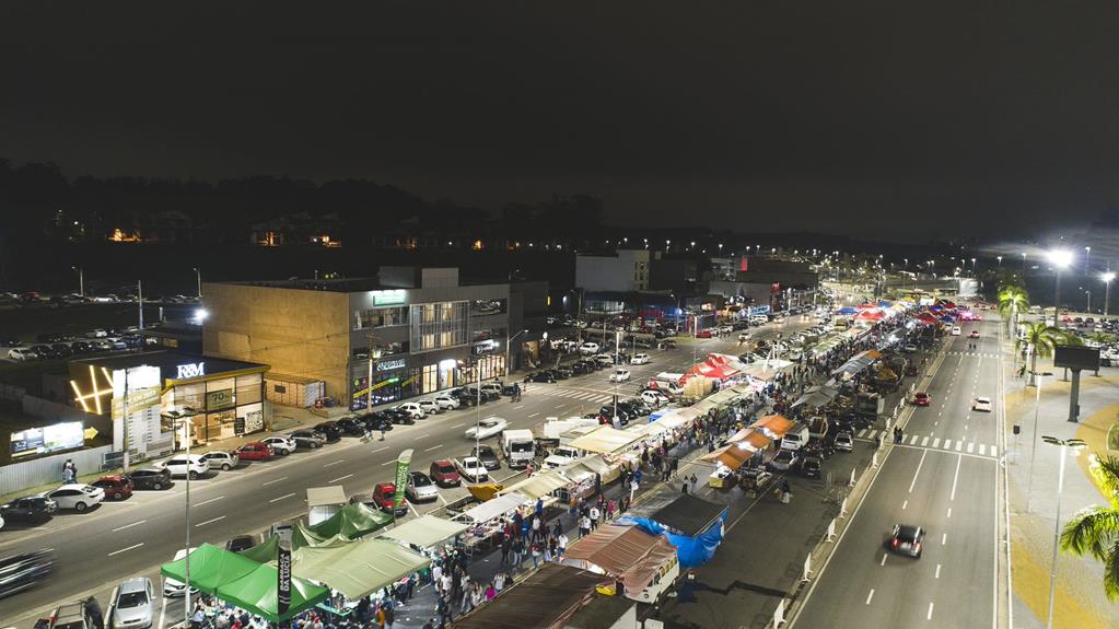 Feira noturna do centro funcionará defronte à Câmara Municipal nos dias 20 e 27 de junho