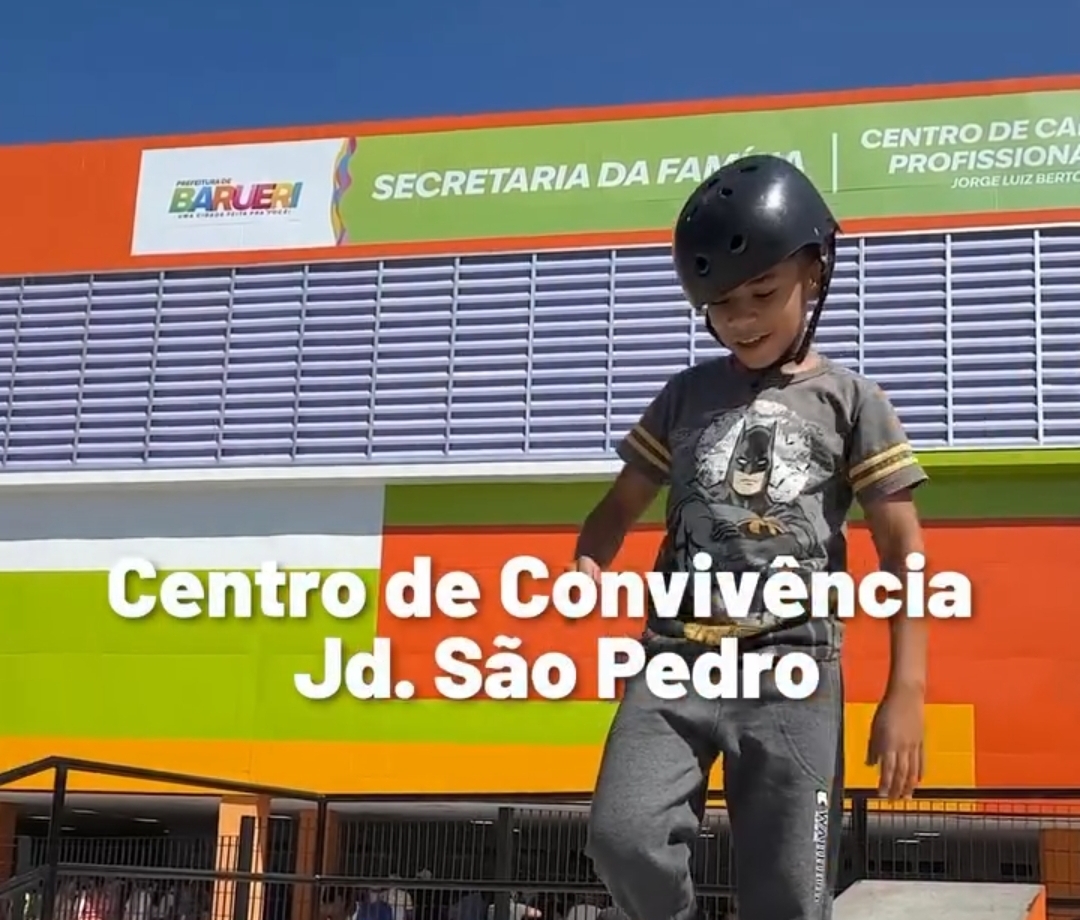 VÍDEO: Centro de Capacitação Profissional e Lazer entregue no Jardim São Pedro
