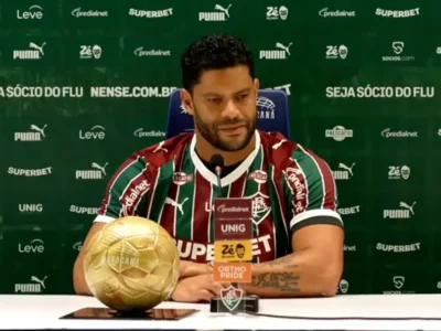Em coletiva da sua chegada ao Fluminense,&nbsp; Hulk revela que está&nbsp; ansioso pela estreia