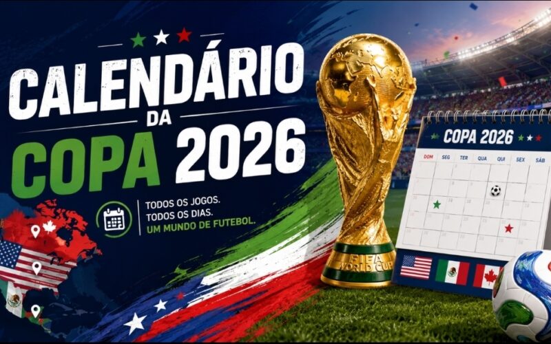 Calendário da Copa do Mundo 2026: veja datas e horários de todos os jogos