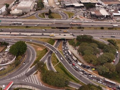 A partir de segunda (27), Trevo de Alphaville terá intervenções noturnas para obras estruturais