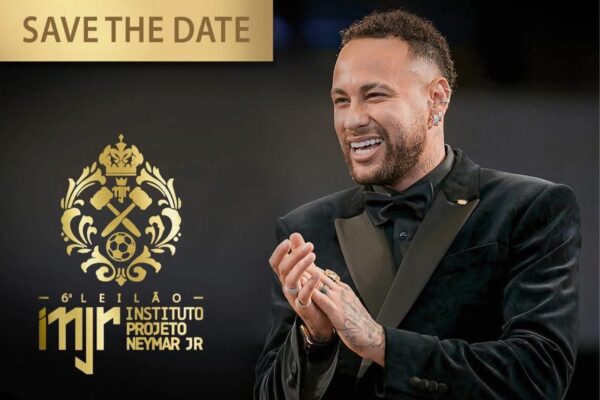 O 6º Leilão do Instituto Projeto Neymar Jr. acontece no dia 03 de agosto, confira