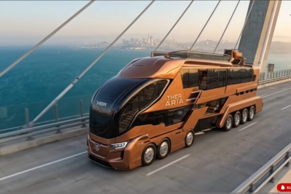 VÍDEO: Conheça o motorhome que está  impressionado os fãs  deste tipo de transporte com a família