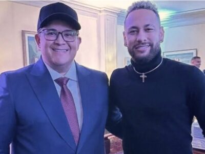 Neymar lamenta a morte do empresário Bruno Avelar que era amigo da família e parceiro de negócios
